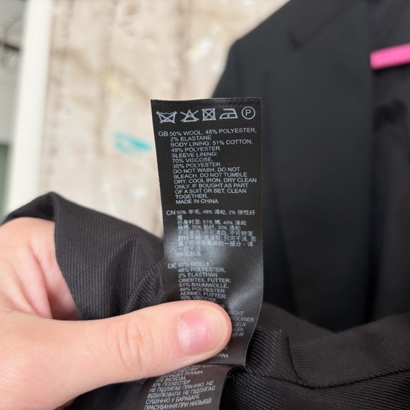 Reiss Alia Oversized Wool-Blend Blazer - Picture 7 of 7